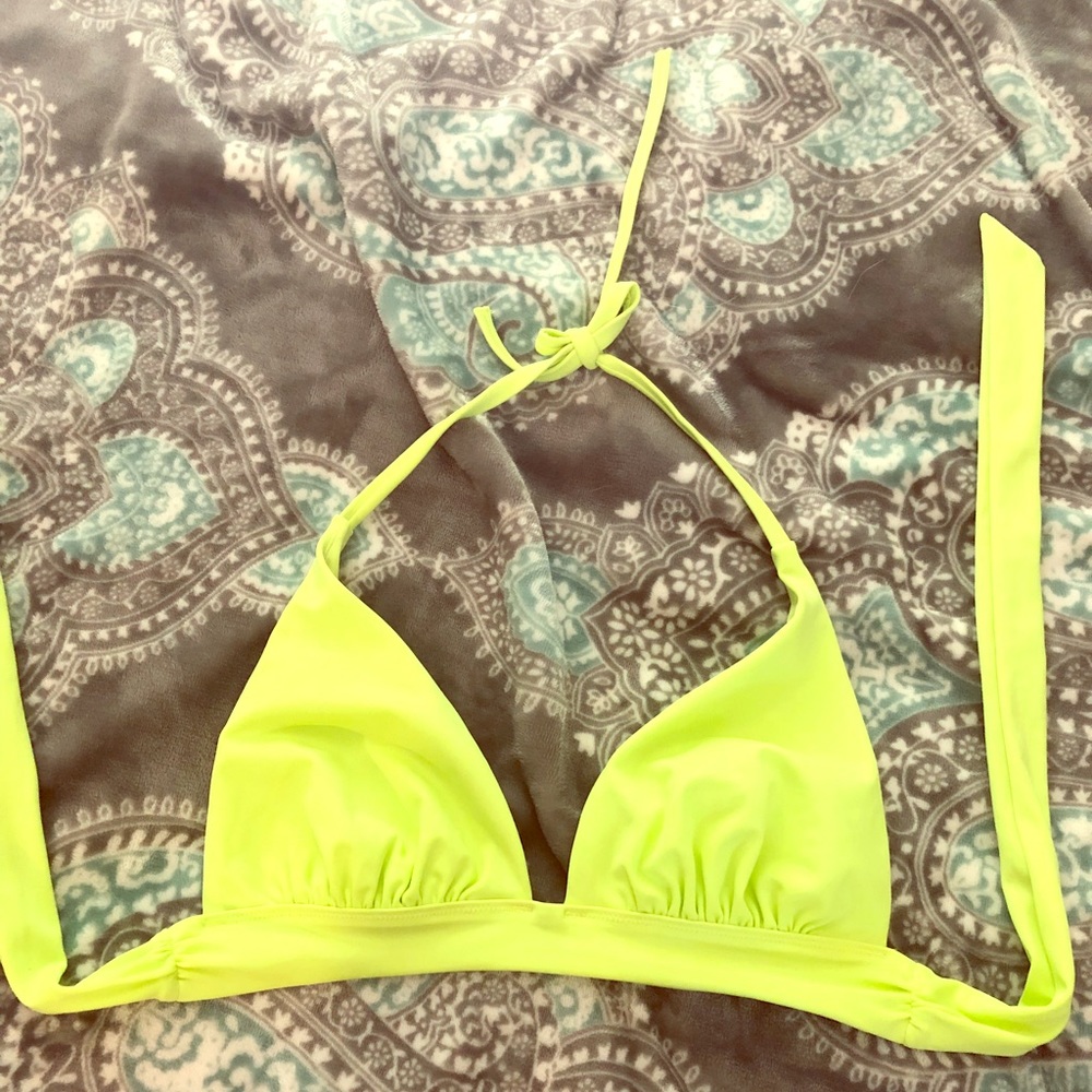 NEON yellow/green VS swim top